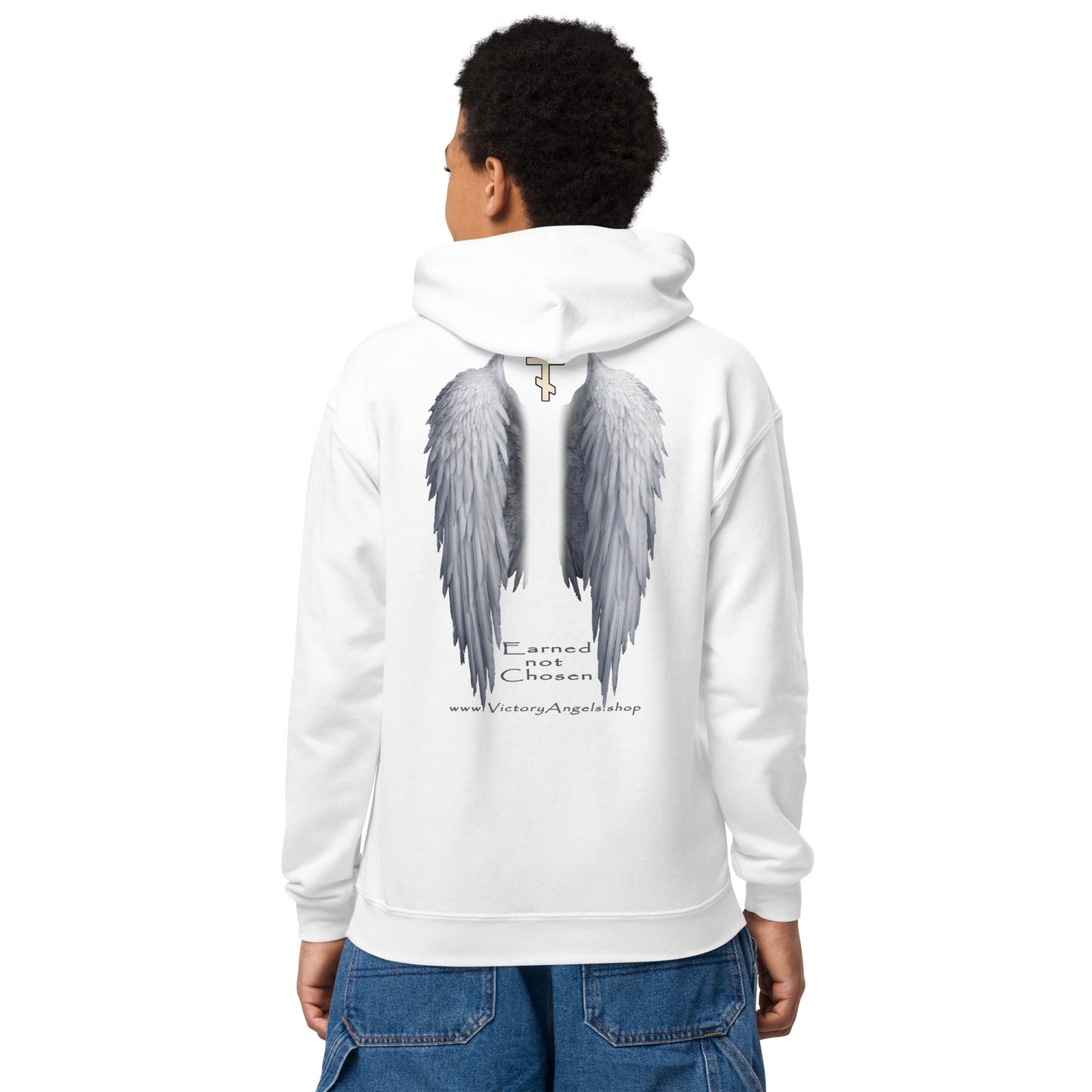 Angel - Youth heavy blend hoodie  50% cotton